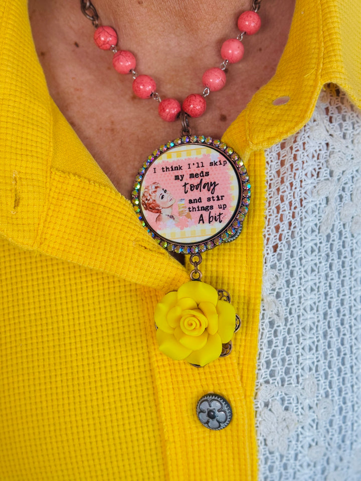Pineapple Oversized Crochet Lace Mix Button-Up