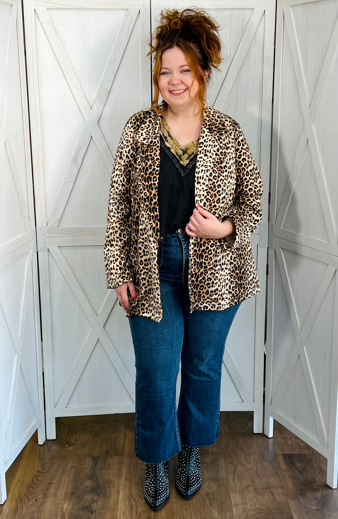 Leopard Jacket - Available Small Through Extended Sizes - Final Sale