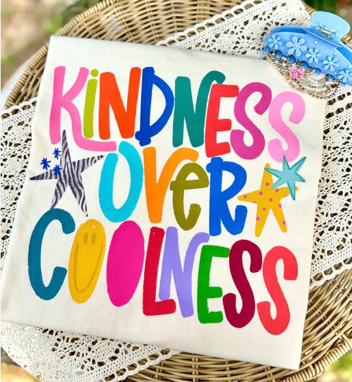 Kindness Over Coolness-Short Sleeve-Natural