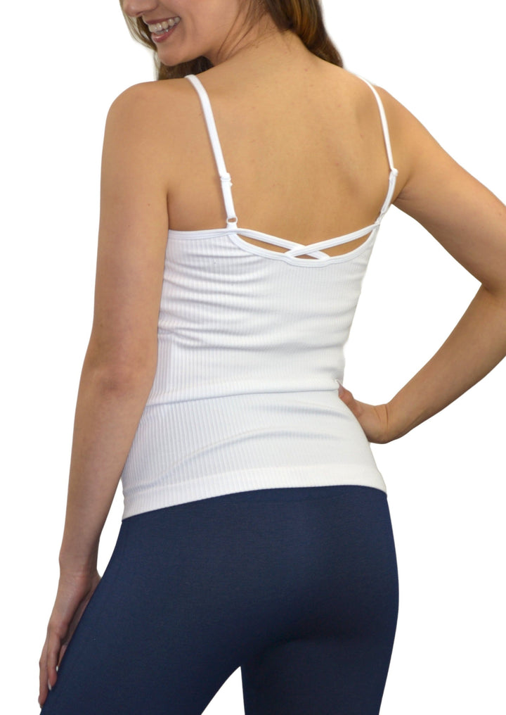 Ribbed Keyhole Cami