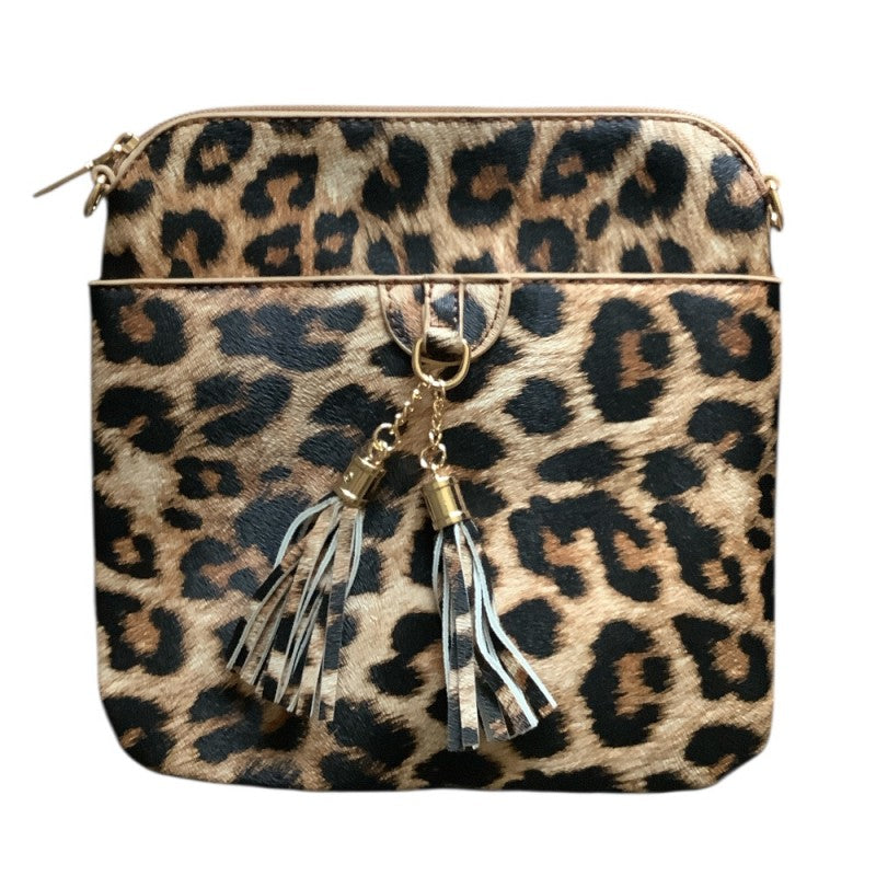 Crossbody w/Shoulder Strap & Tassel - 5 Color Options