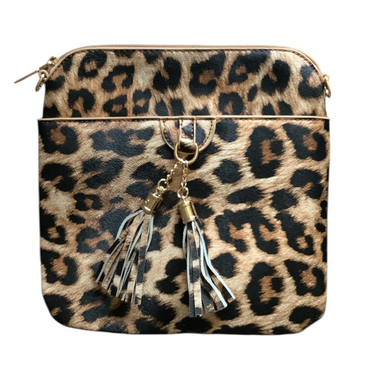 Crossbody w/Shoulder Strap & Tassel - 5 Color Options