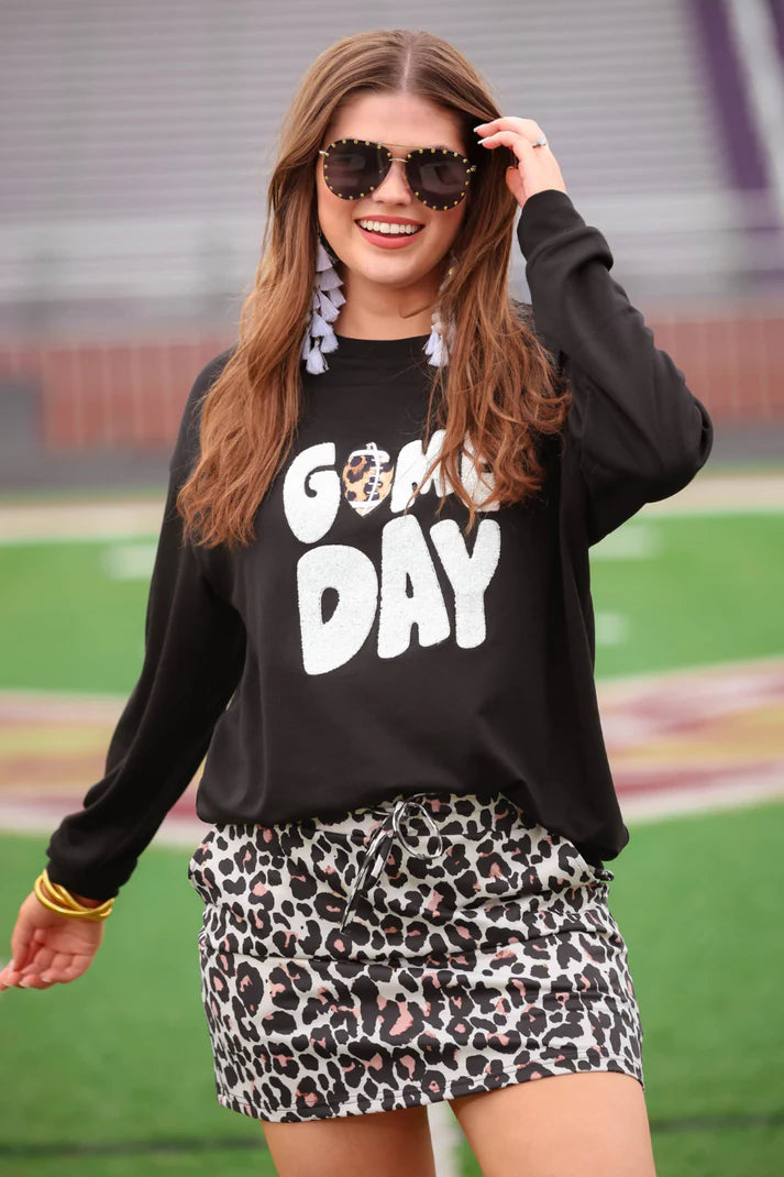 Black Gameday Approved Sweatshirt - Medium Through Extended Size