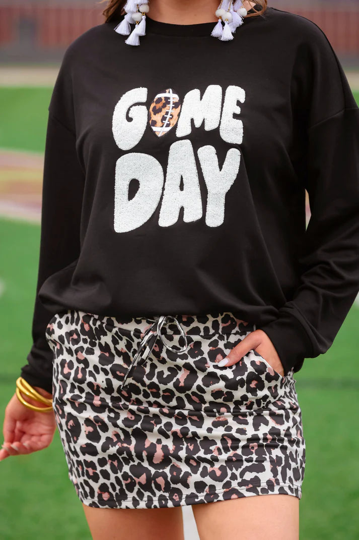 Black Gameday Approved Sweatshirt - Medium Through Extended Size