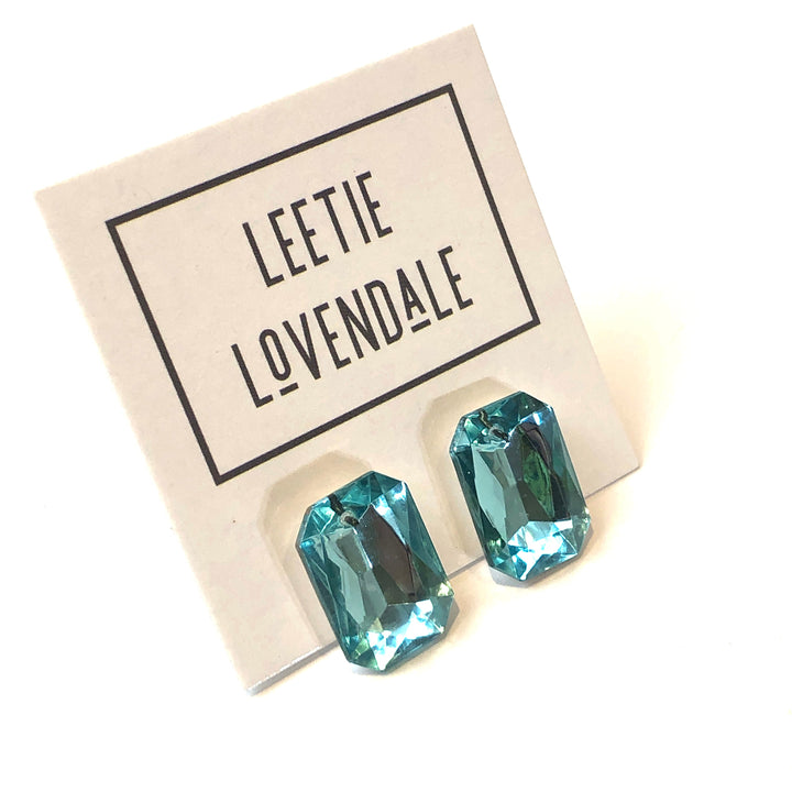 aqua blue earrings