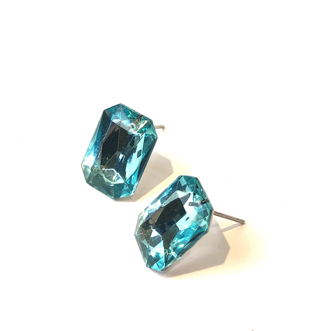 aquamarine studs