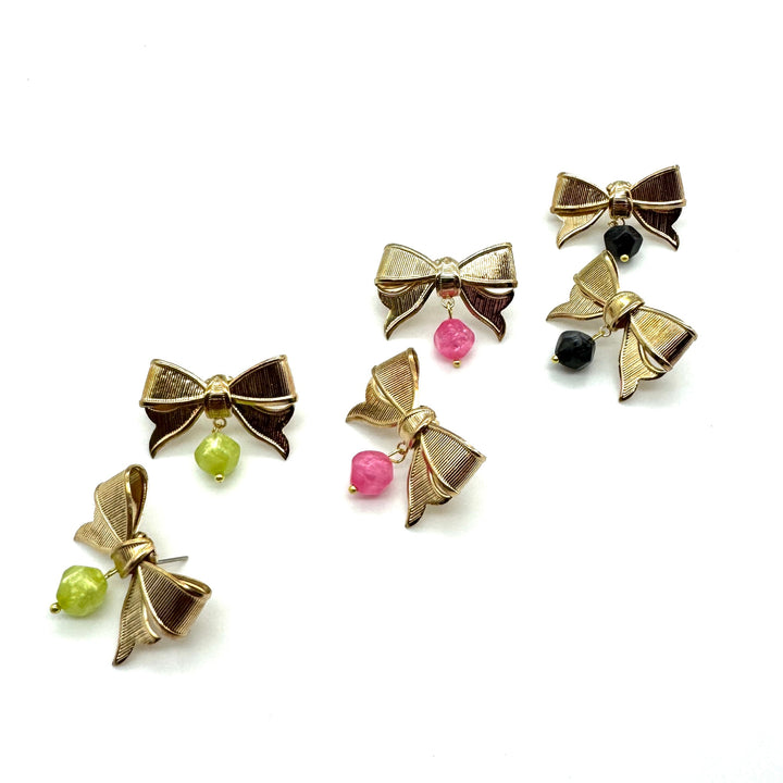 'Pretty as a Present' - Bow Earrings