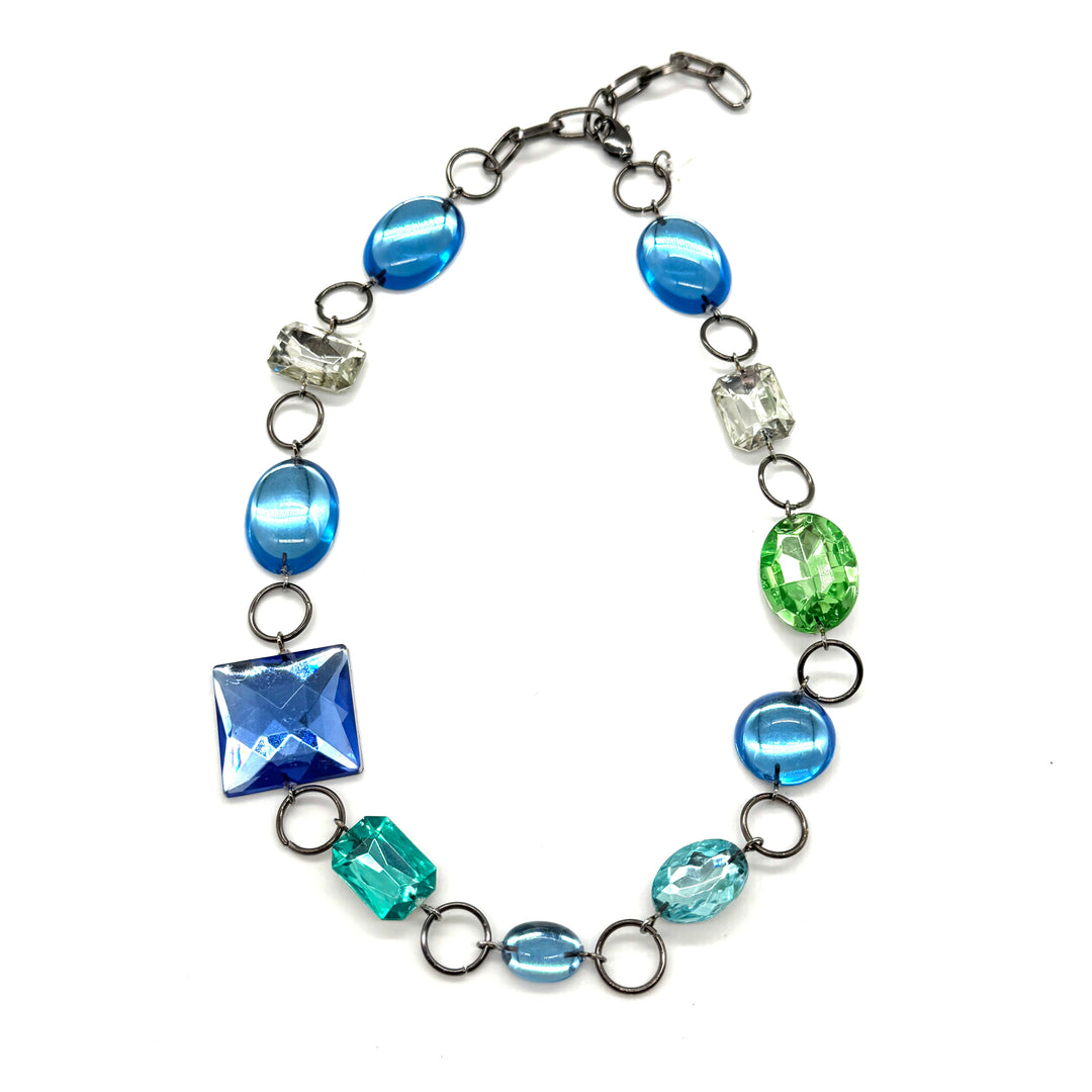 Water Story Shine-On Shortie Necklace