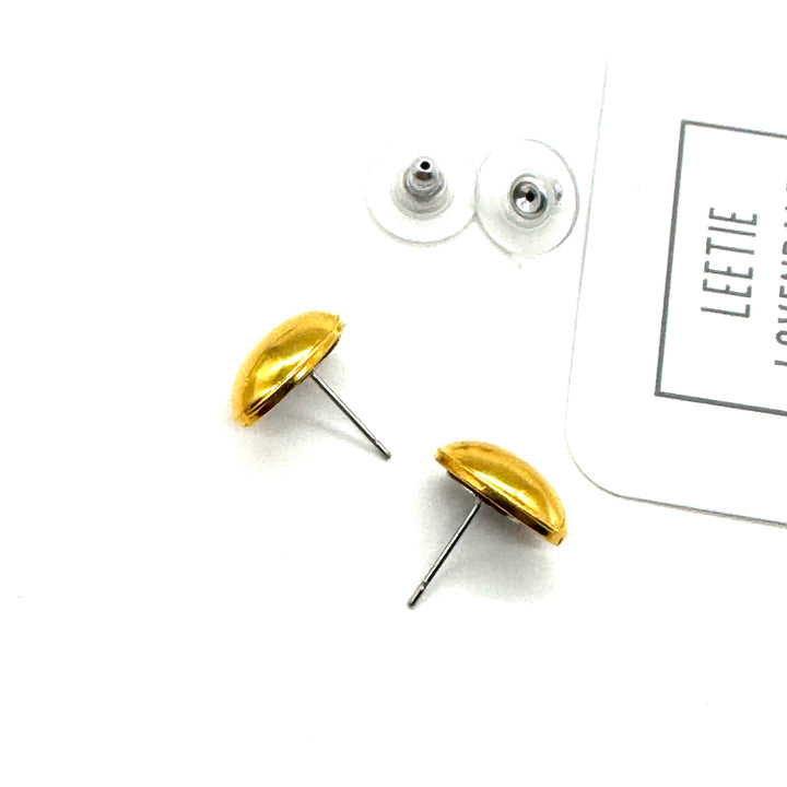 Goldie Oval Stud Earrings