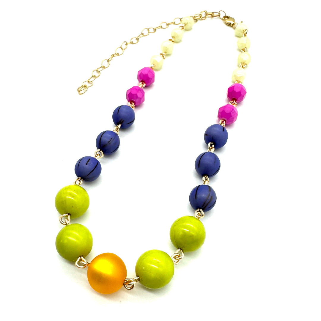 Jewel Glow Beaded Bella Necklace