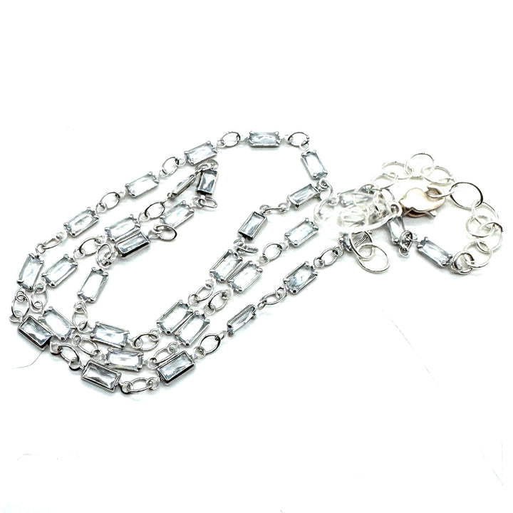 Rectangle Channel Necklace & Bracelet - 2 lengths