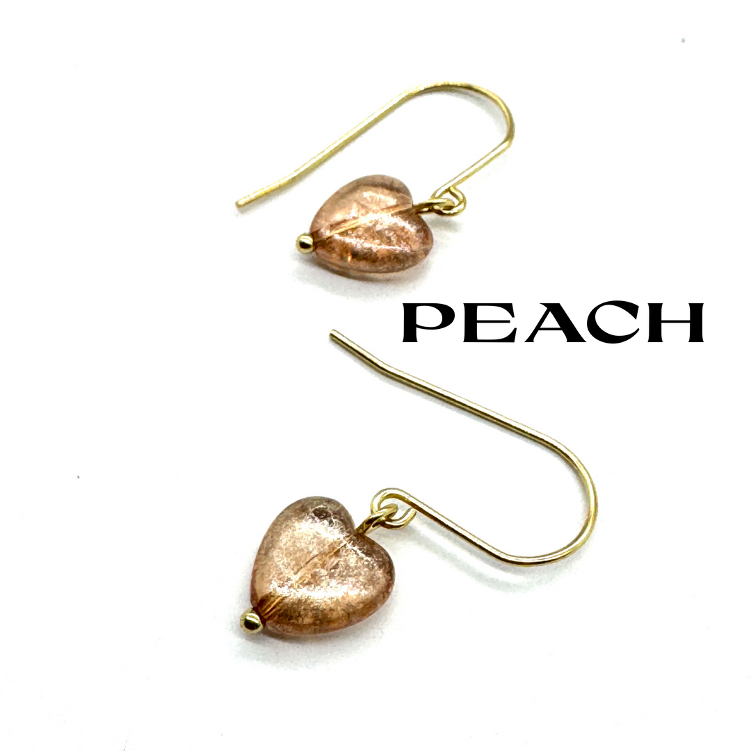 Mercury Mini Heart Earrings