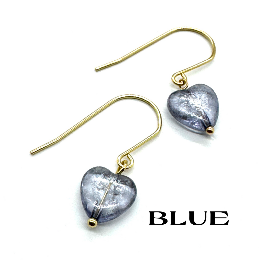 Mercury Mini Heart Earrings