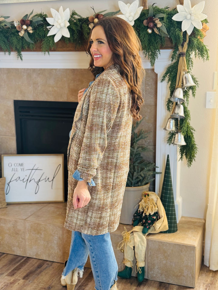 BLACK FRIDAY DEAL: Mocha Chic Tweed Jacket