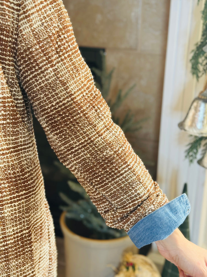 BLACK FRIDAY DEAL: Mocha Chic Tweed Jacket