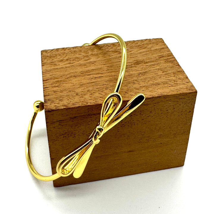 Wrapped Bow Cuff Bracelet