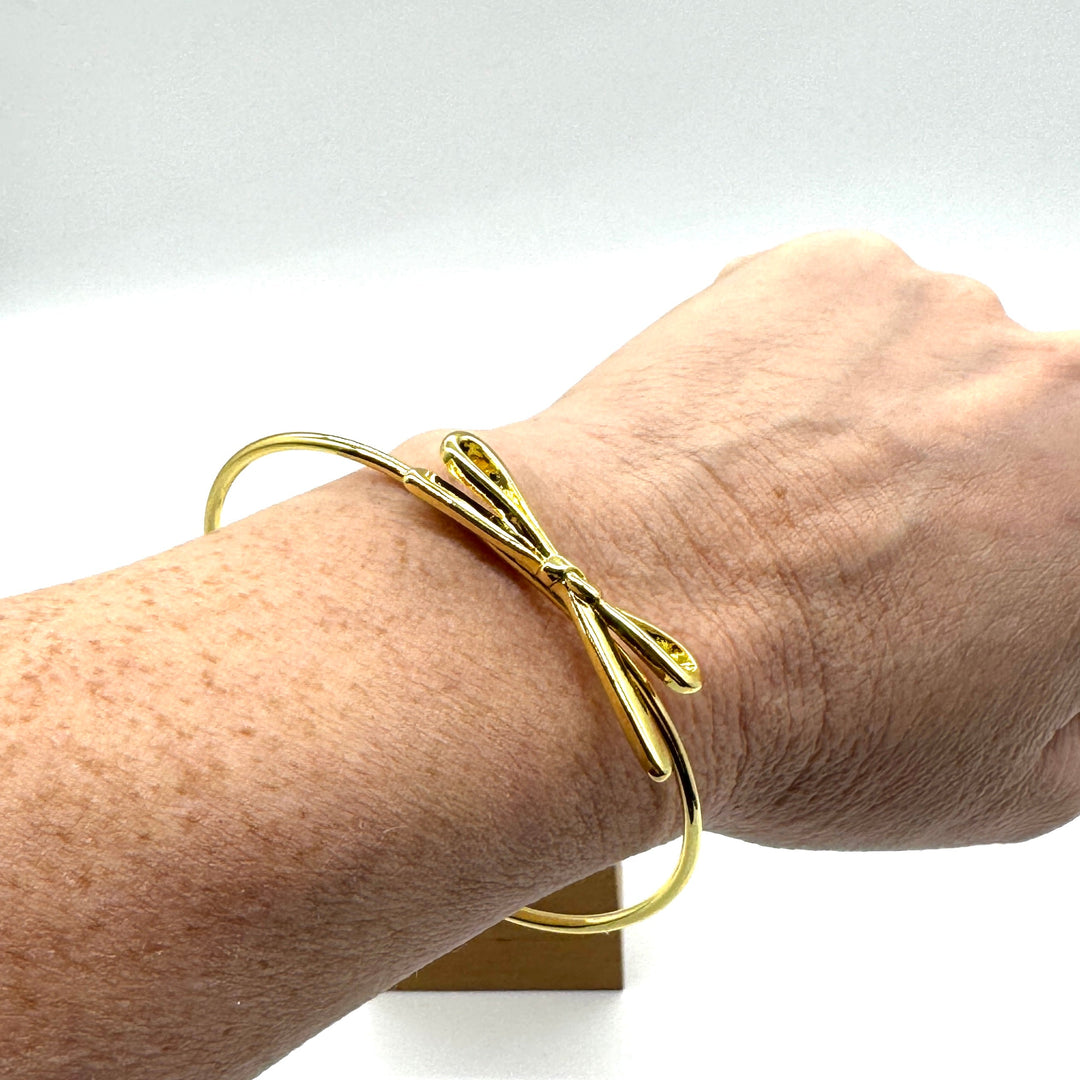 Wrapped Bow Cuff Bracelet