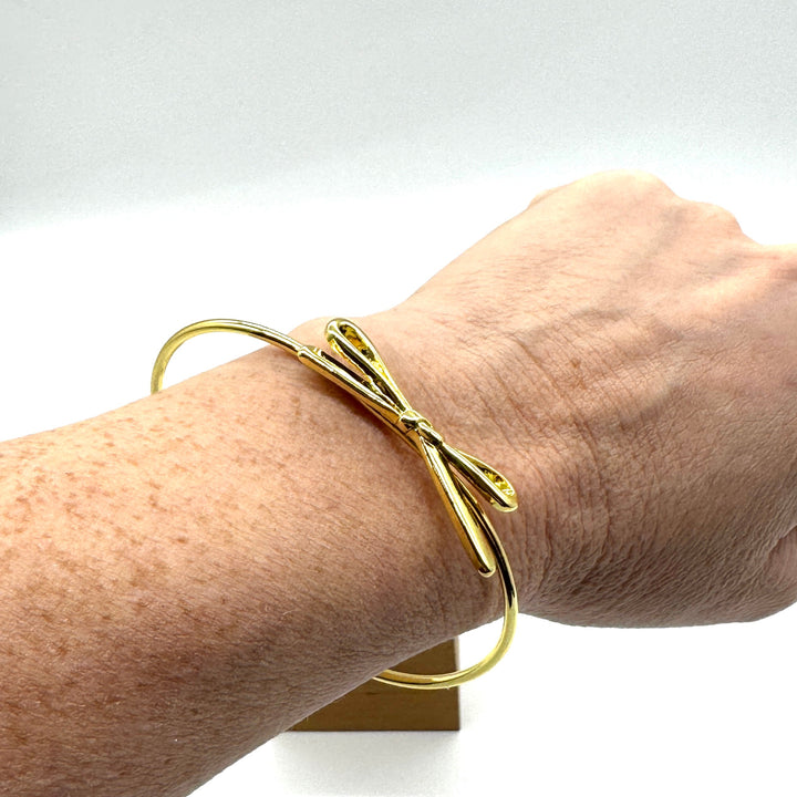 Wrapped Bow Cuff Bracelet