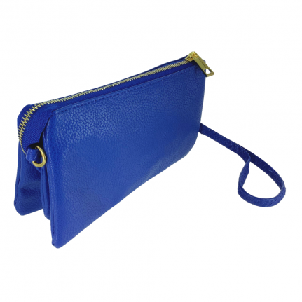 Crossbody/Wallet with Shoulder Strap and Wristlet -22 Color Options