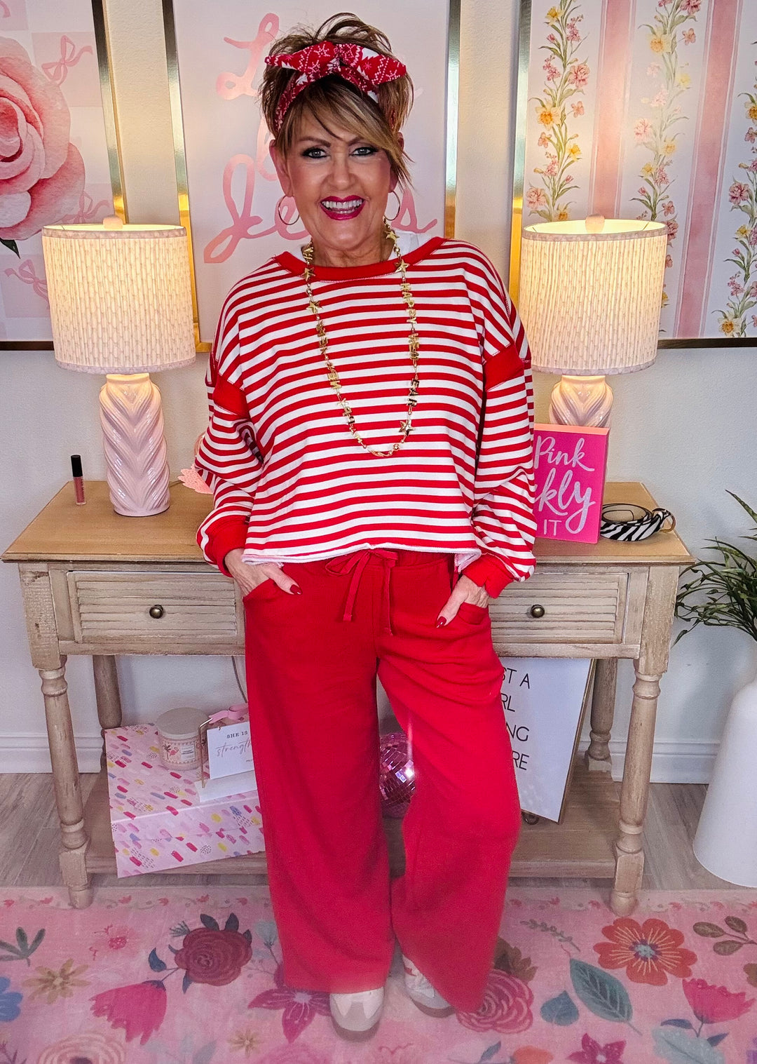 Striped Long Sleeve Top - 2 Color Options