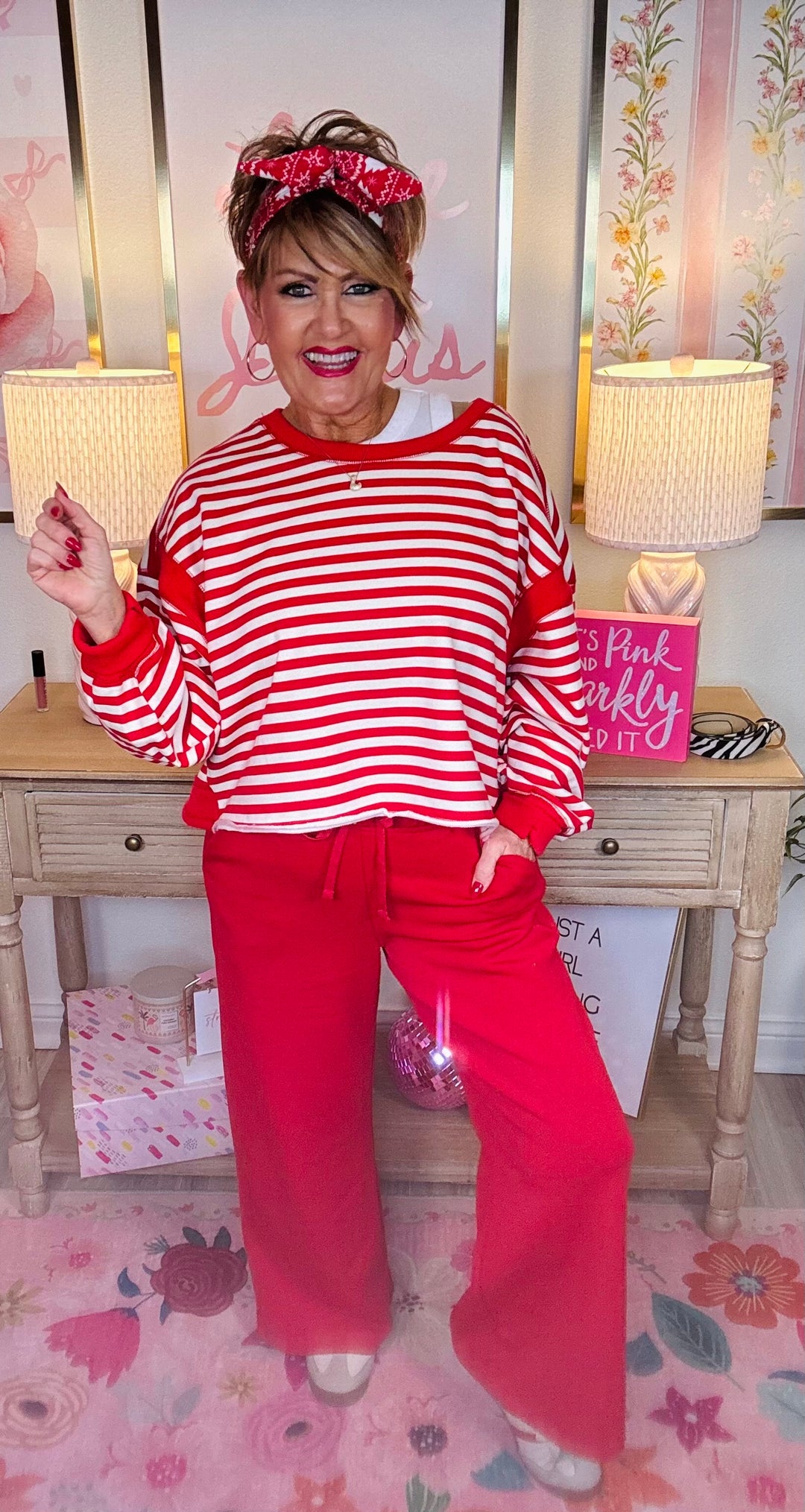 Striped Long Sleeve Top - 2 Color Options