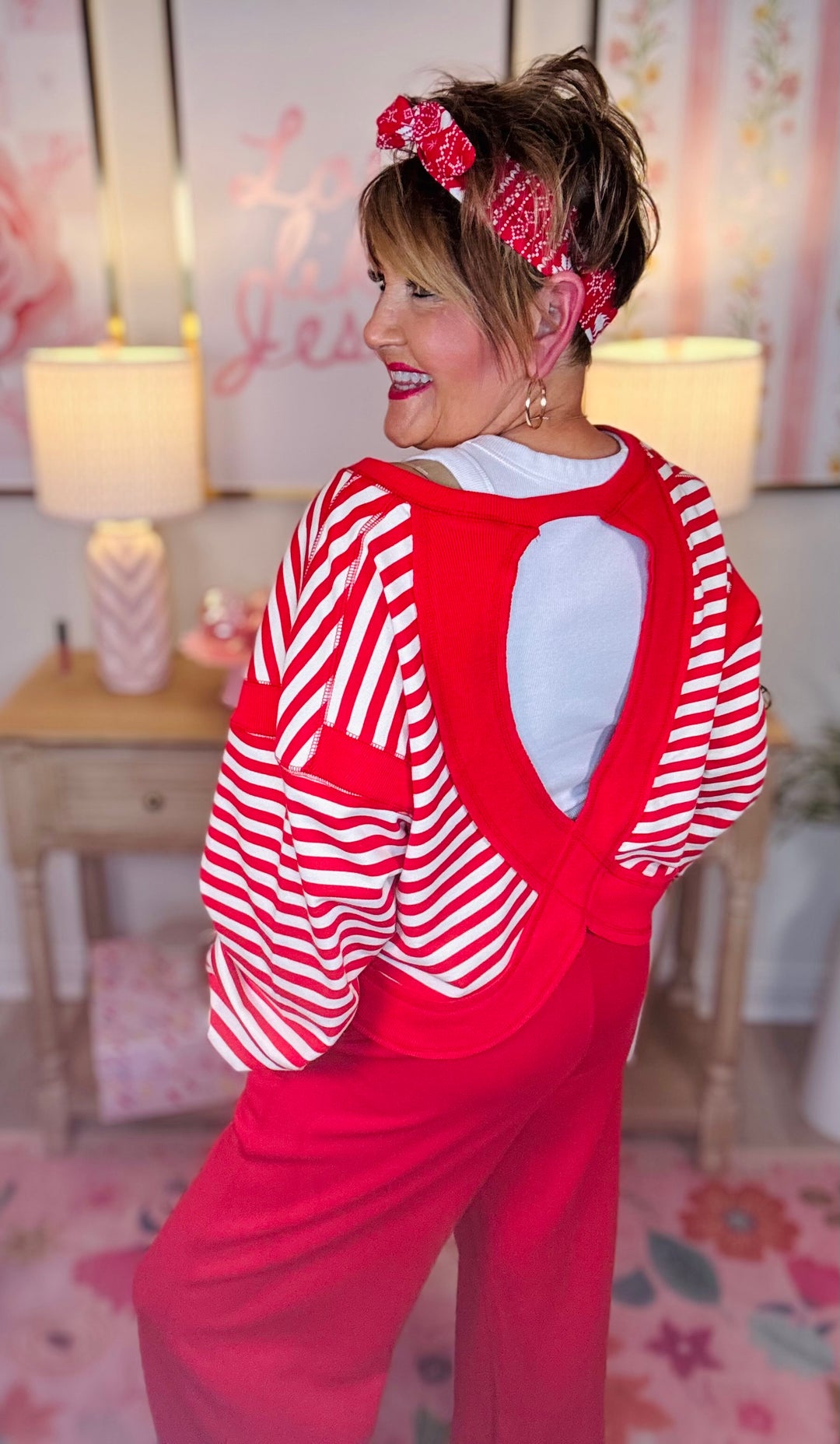 Striped Long Sleeve Top - 2 Color Options