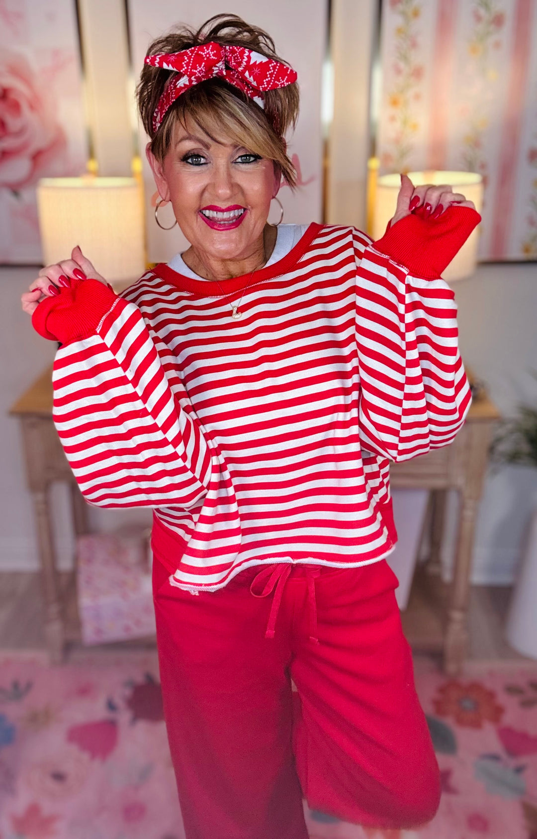 Striped Long Sleeve Top - 2 Color Options