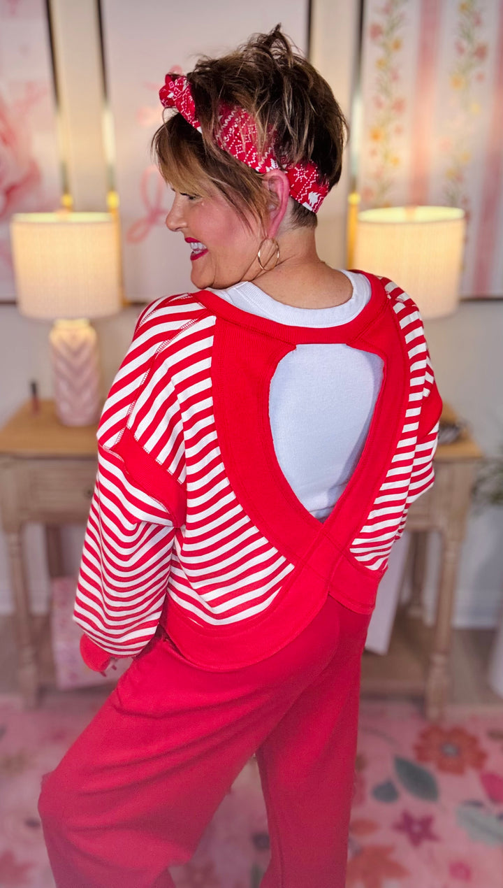 Striped Long Sleeve Top - 2 Color Options