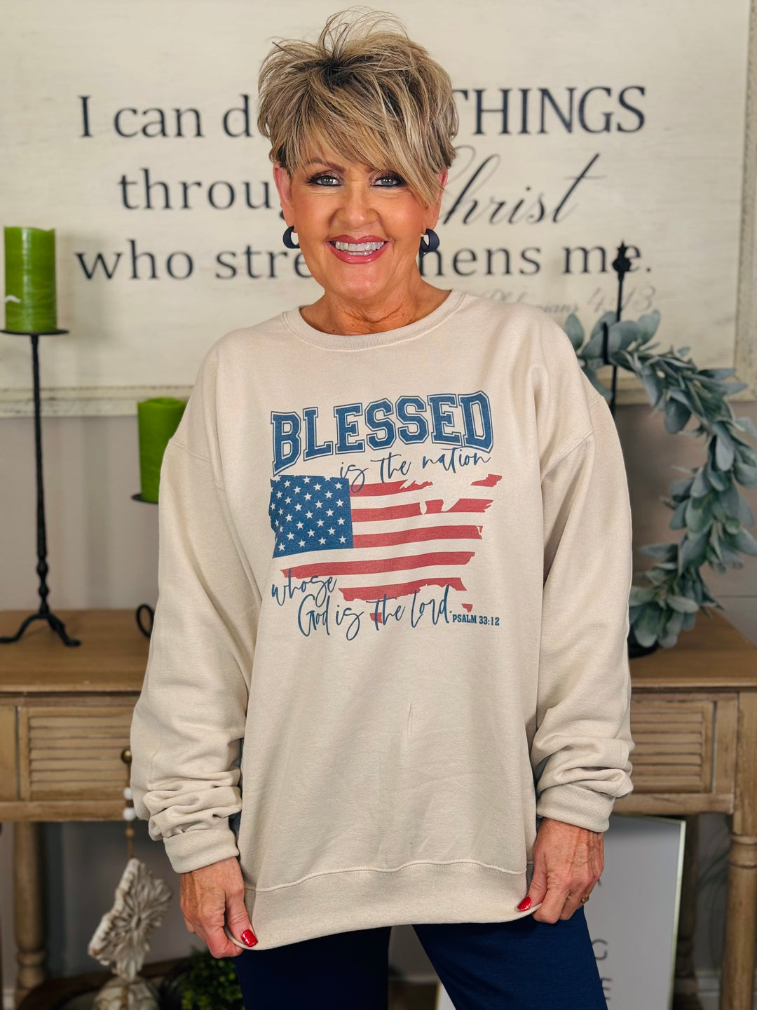 "Blessed Is The Nation" Sweatshirt