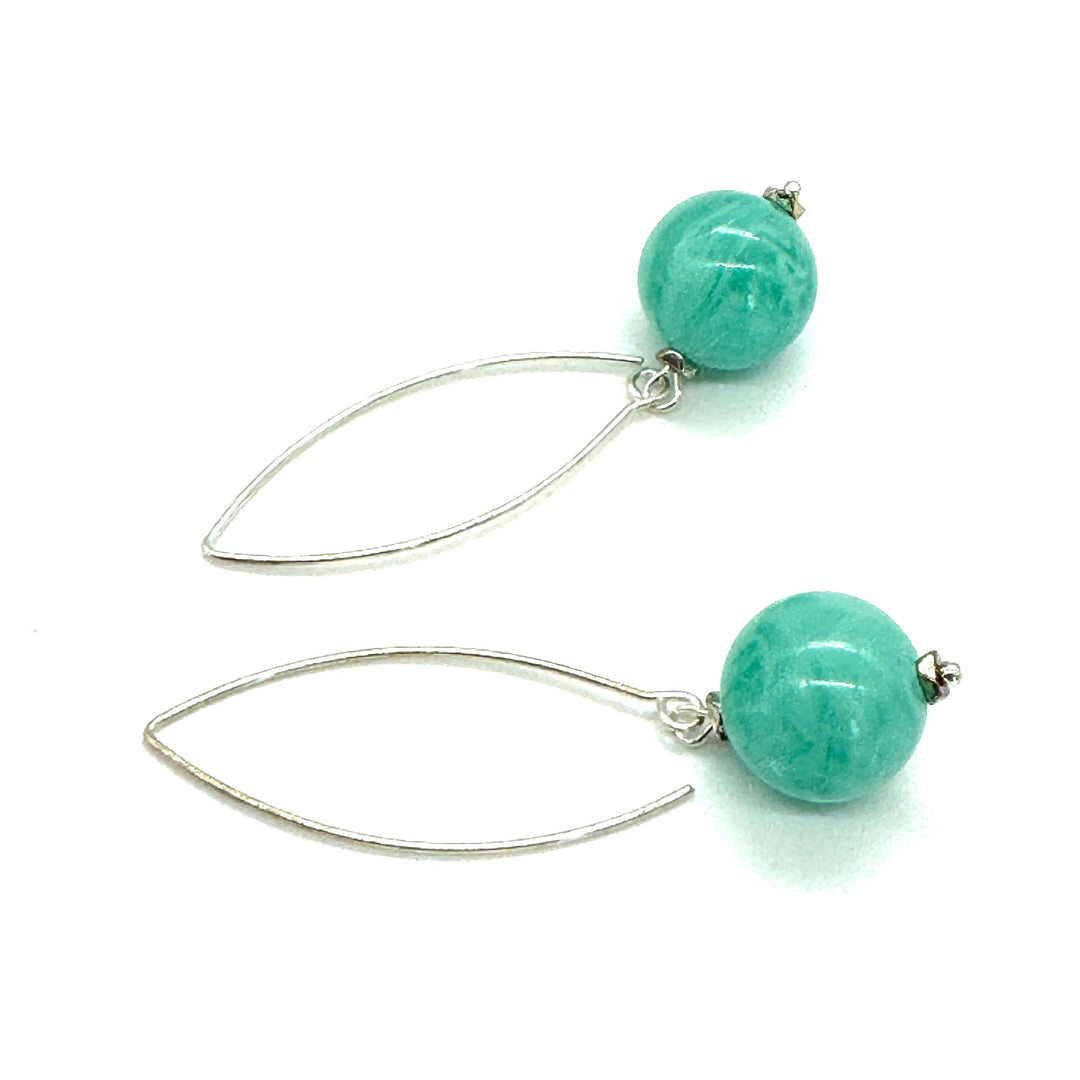 In Season Tiff Teal Raindrop Earrings