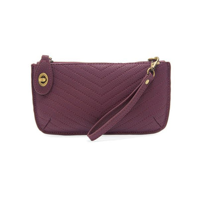 Quilted Mini Crossbody Wristlet Clutch - 5 Color Options