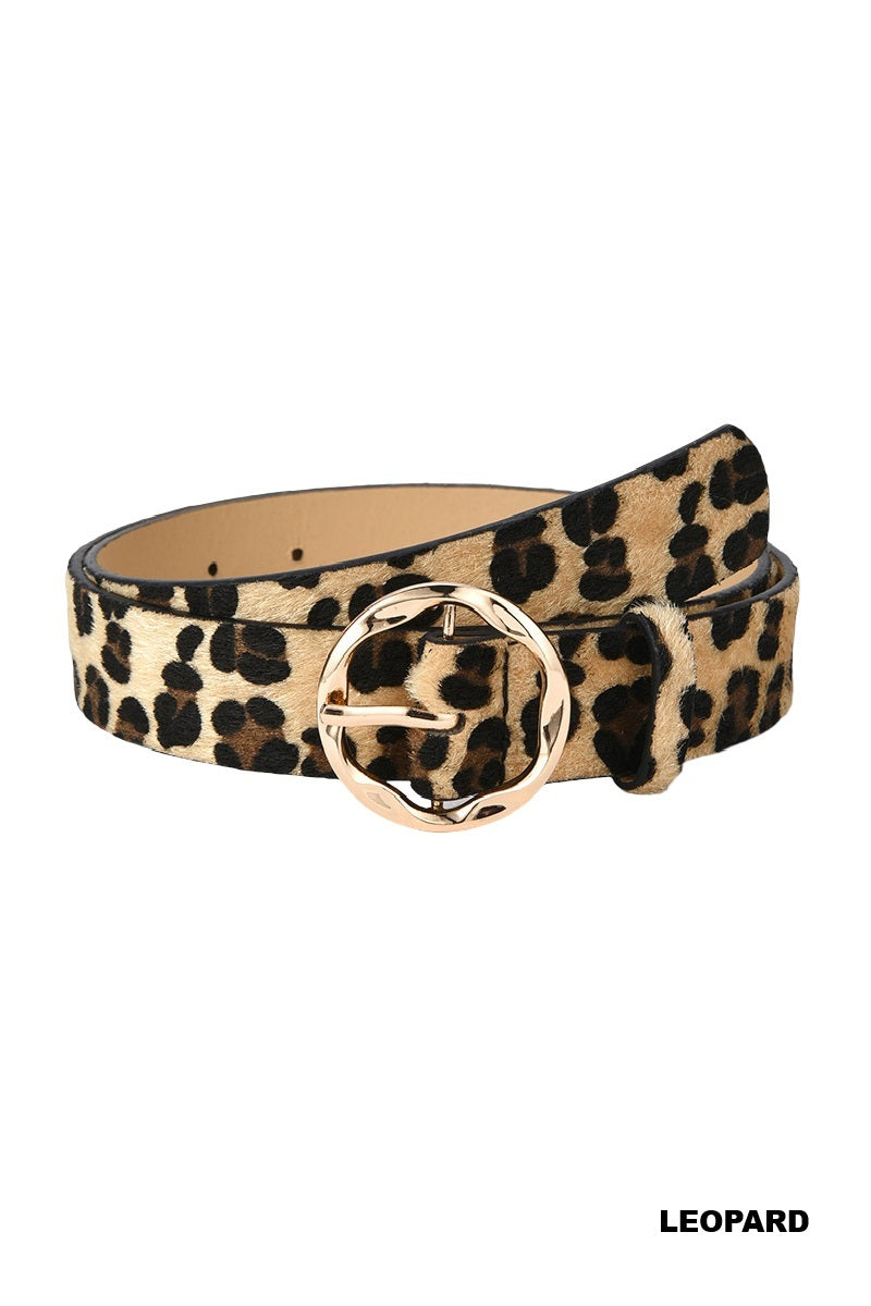 Animal Print Belt - 4 Color Options