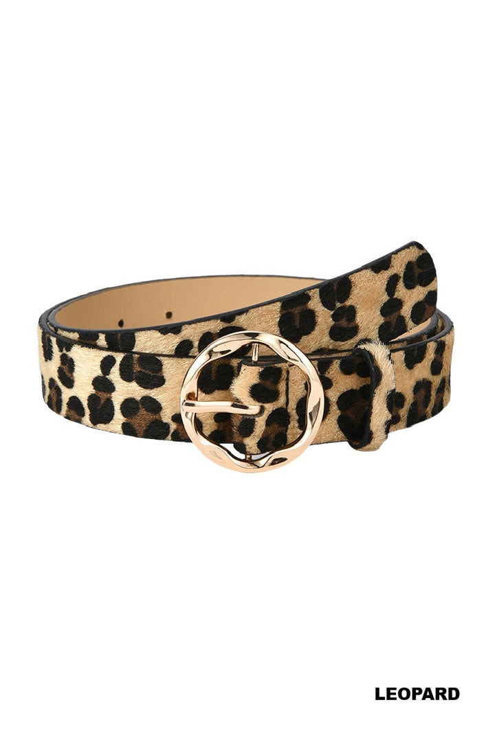 Animal Print Belt - 4 Color Options