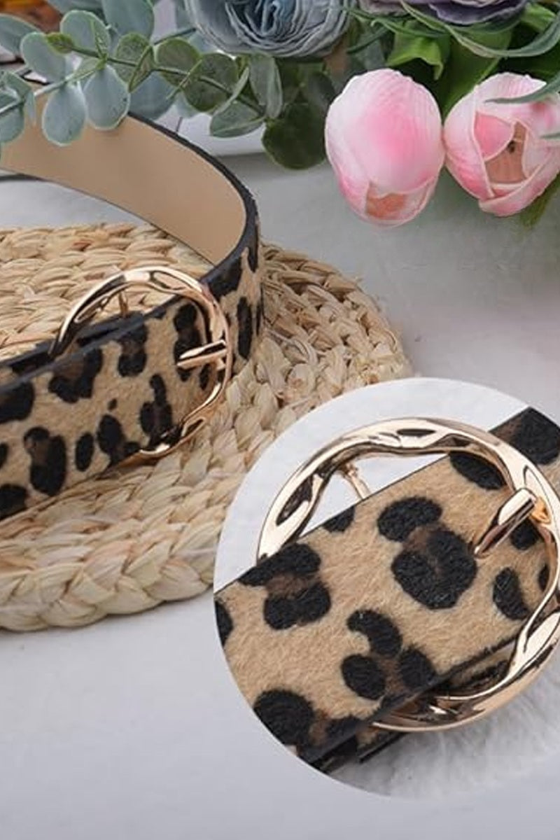 Animal Print Belt - 4 Color Options