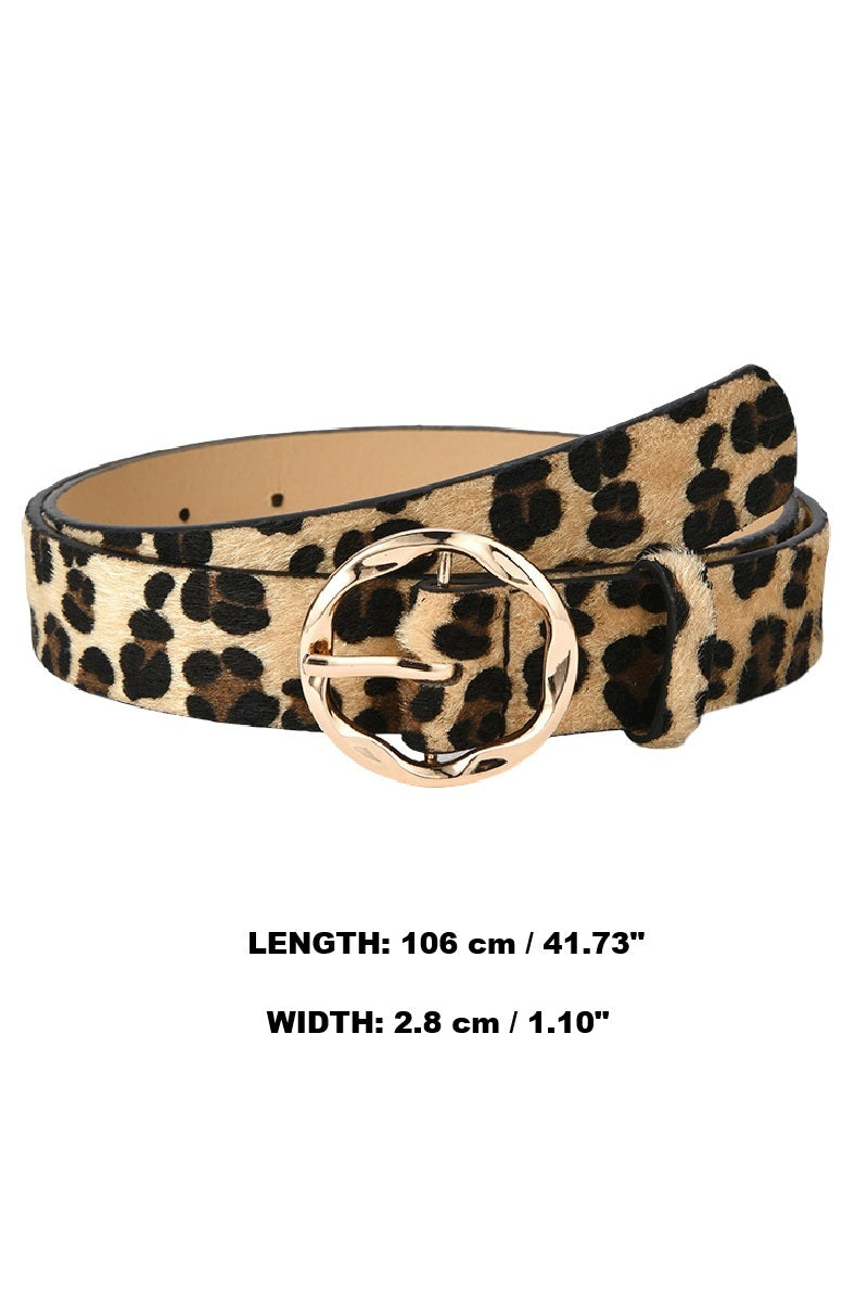 Animal Print Belt - 4 Color Options