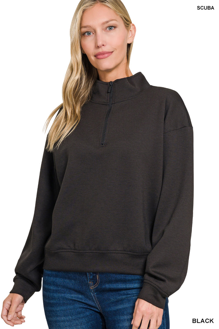 Scuba Half-Zip Sweatshirt - 3 Color Options