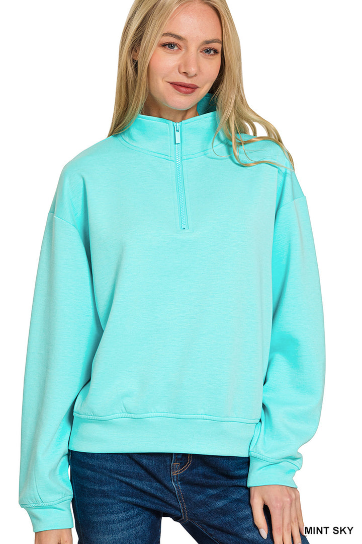 Scuba Half-Zip Sweatshirt - 3 Color Options