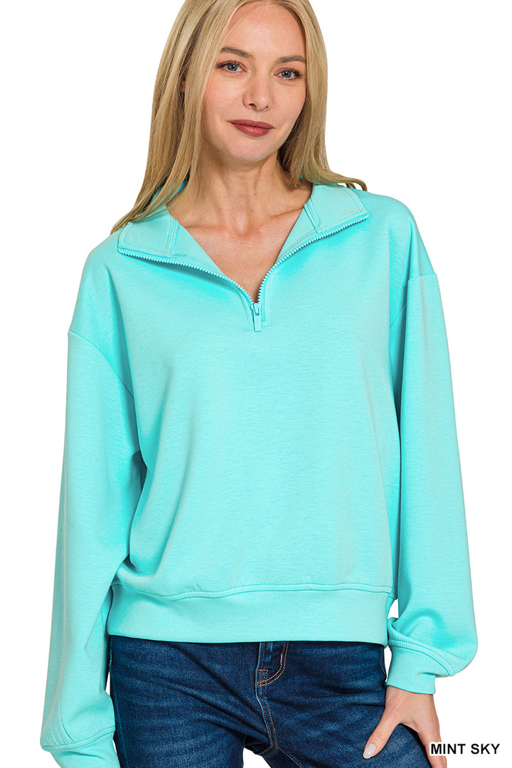 Scuba Half-Zip Sweatshirt - 3 Color Options