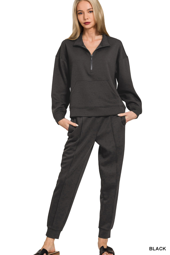 Scuba Half Zip Set - 2 Color Options
