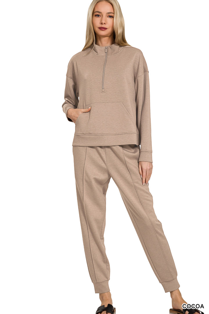 Scuba Half Zip Set - 2 Color Options