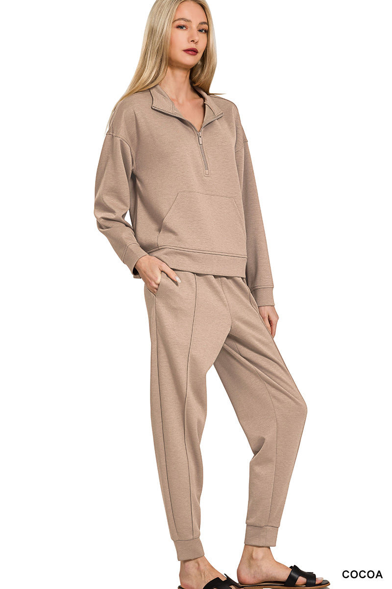 Scuba Half Zip Set - 2 Color Options