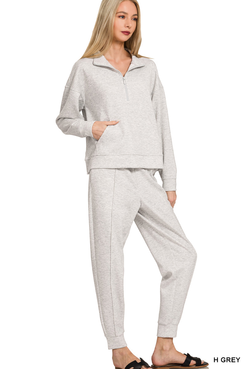 Scuba Half Zip Set - 2 Color Options