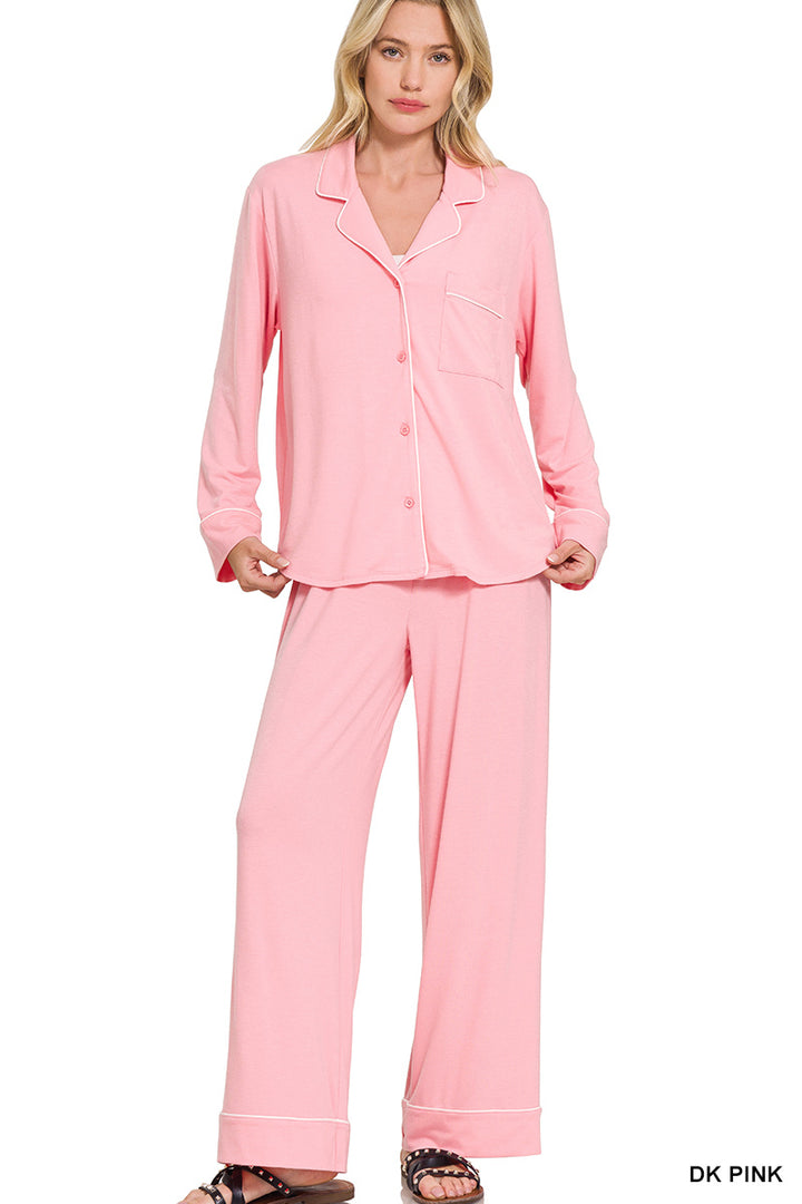 Button Down Pajamas - 2  Color Options
