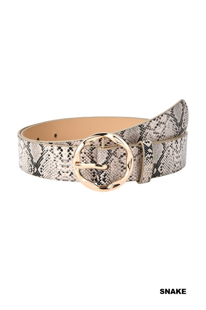 Animal Print Belt - 4 Color Options