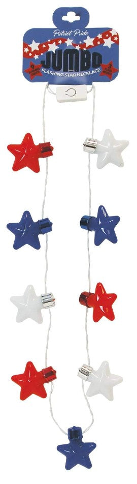 Jumbo Flashing Star Necklace - Final Sale