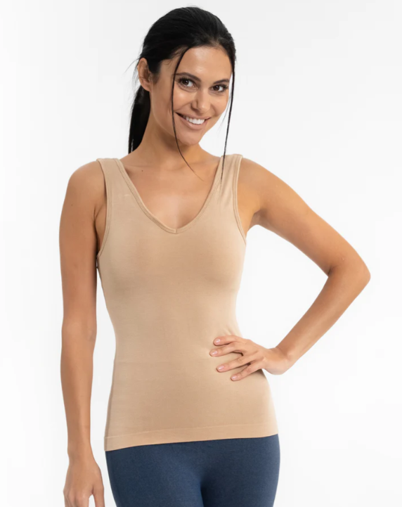 Built-In Bra Tank - Missy & Extended Sizes -