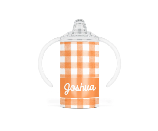 Gingham Preppy Personalized 12 oz Tumbler