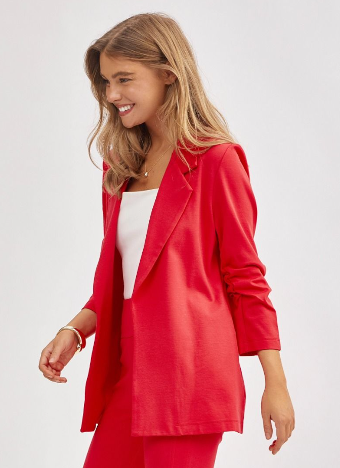 3/4 Sleeve Blazer  - 7 Color Options