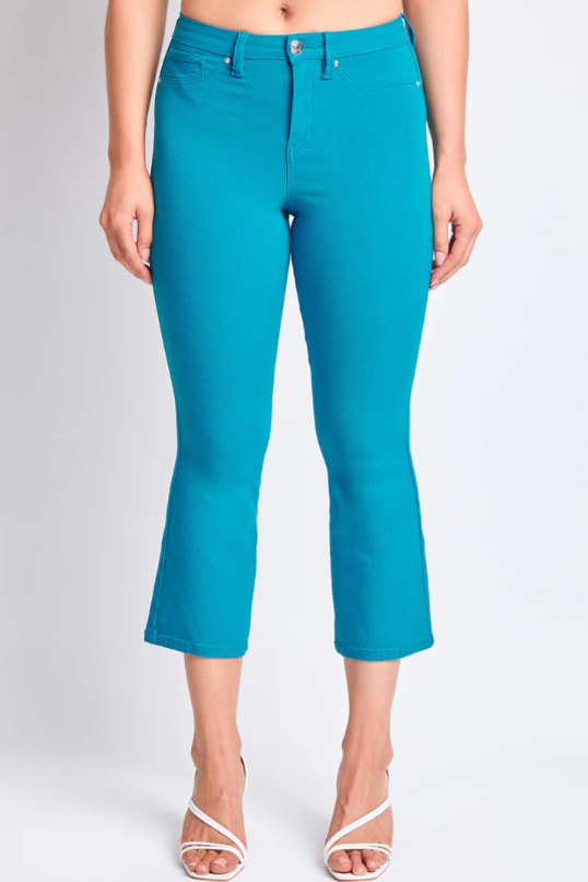 Vibrant Hyperstretch Cropped Kick Flare Pants