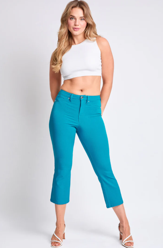 Vibrant Hyperstretch Cropped Kick Flare Pants